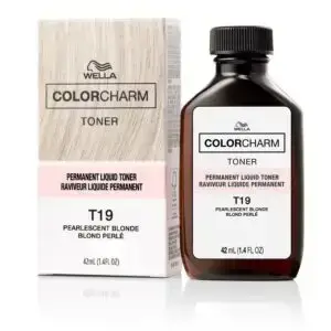 Wella Color Charm T19 Pearlescent Blonde Permanent Liquid Hair Toner Package
